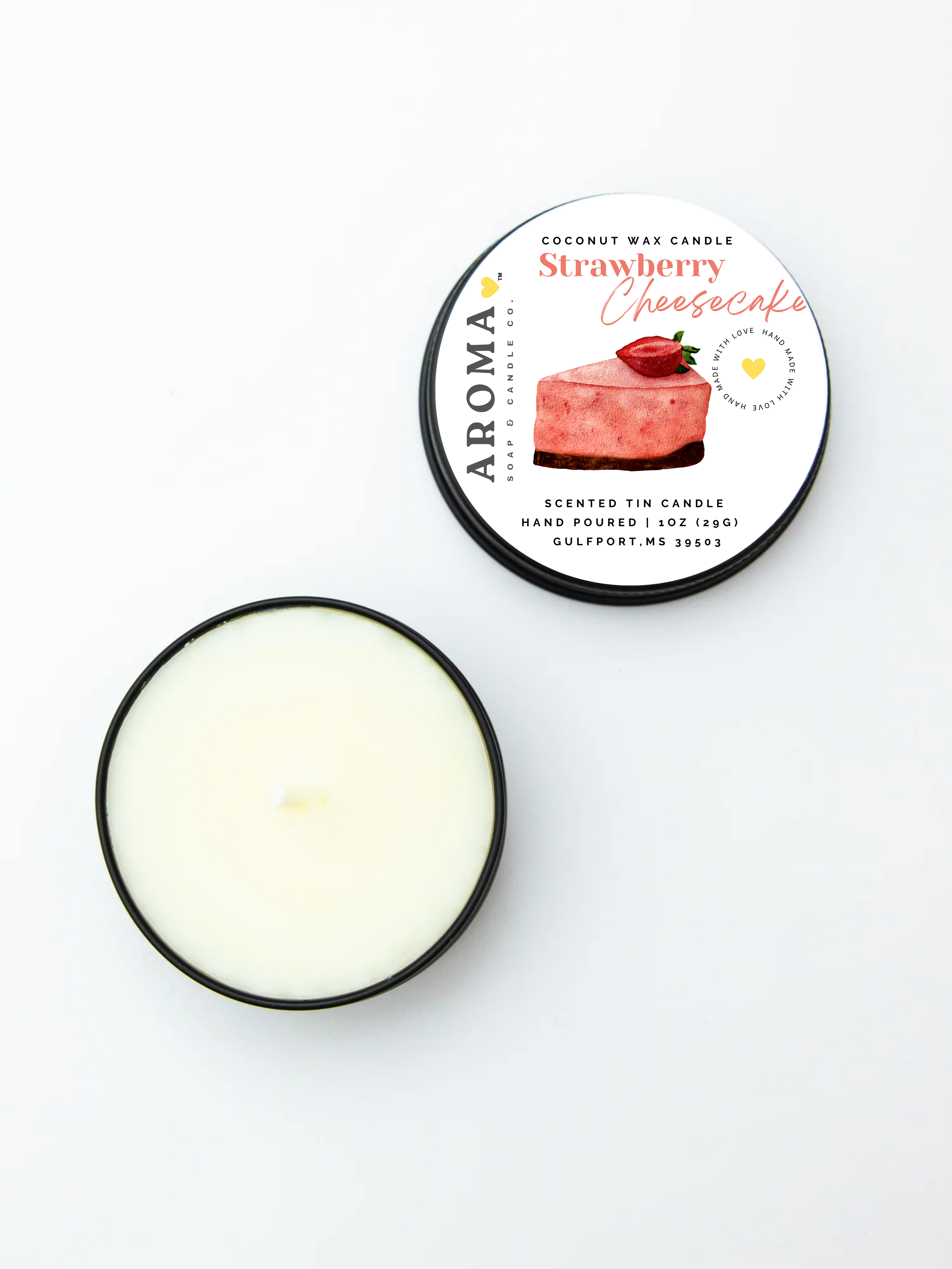 Strawberry Cheesecake Trial Size Candle - 1 oz