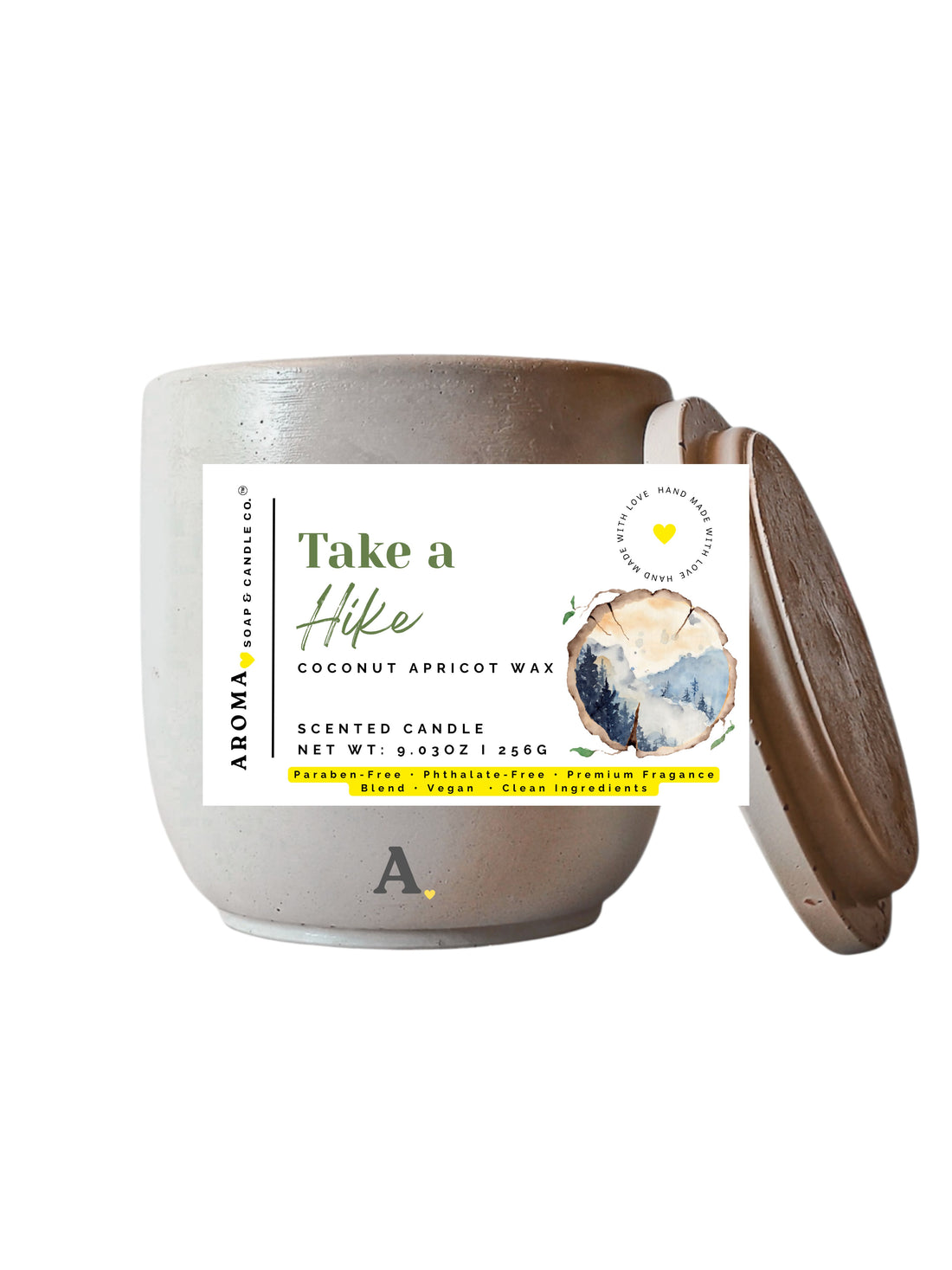 Take a Hike Signature Concrete Candle