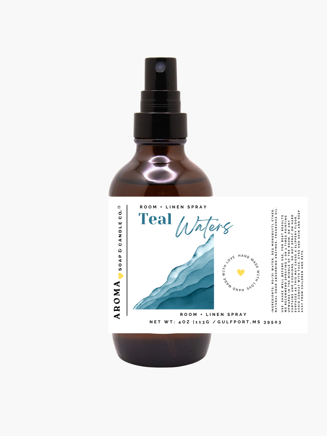 Teal Waters Room + Linen Spray