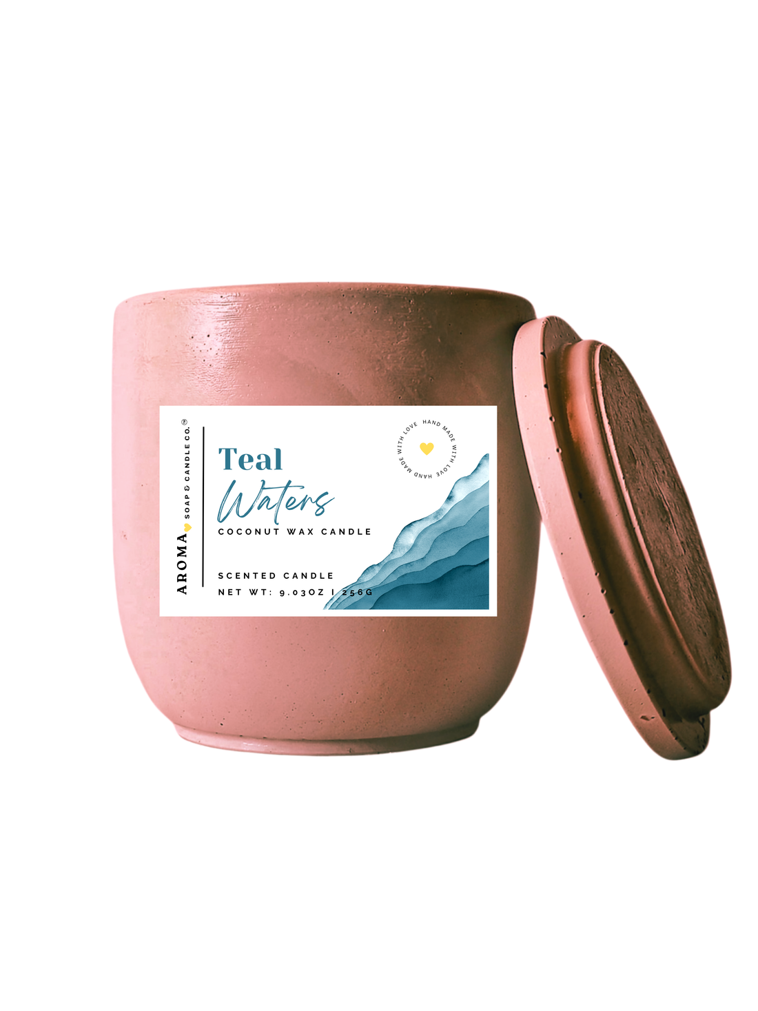 Teal Waters - Signature Concrete Jar Candle