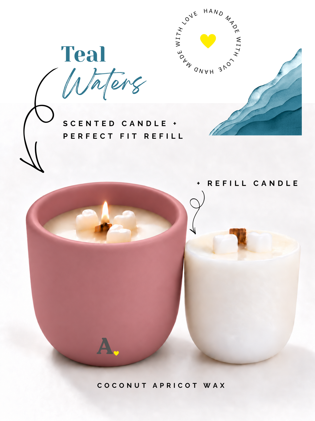 Teal Waters™ — More Than a Candle Bundle | Candle + Refill