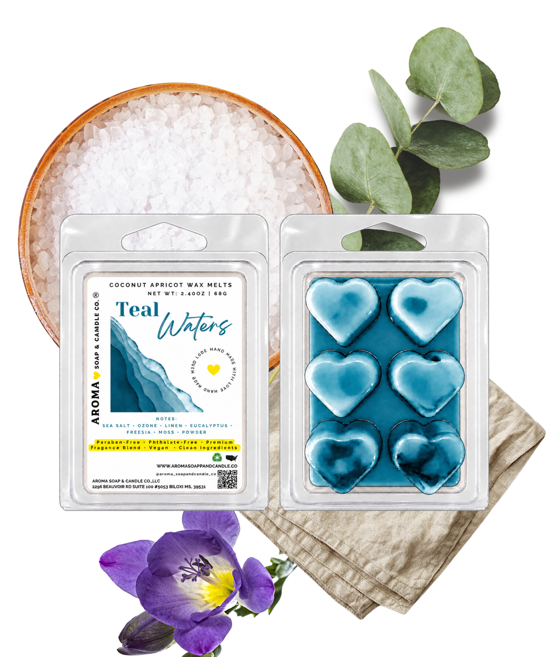 Teal Waters™ Coconut Apricot Wax Melts