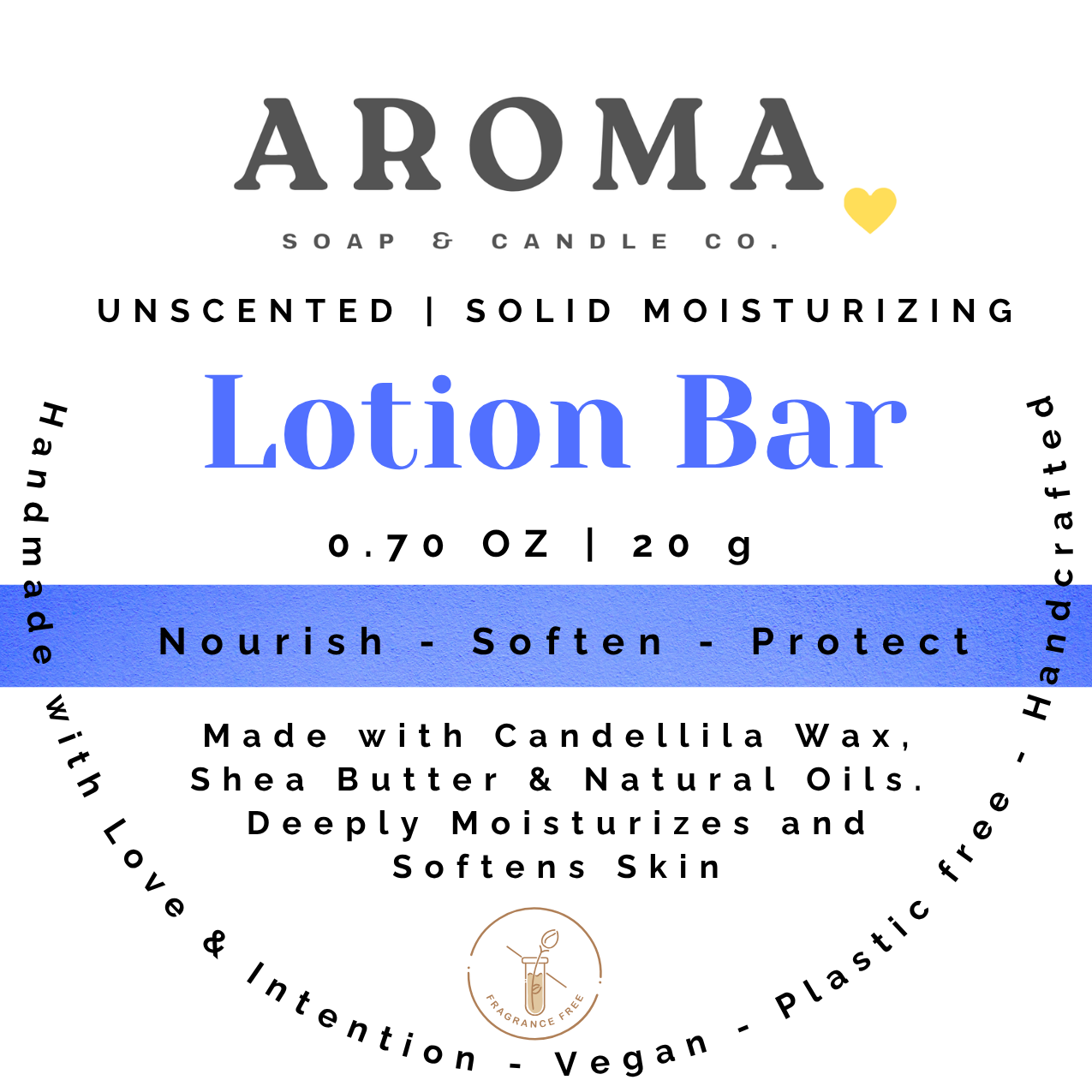 Unscented Lotion Bar