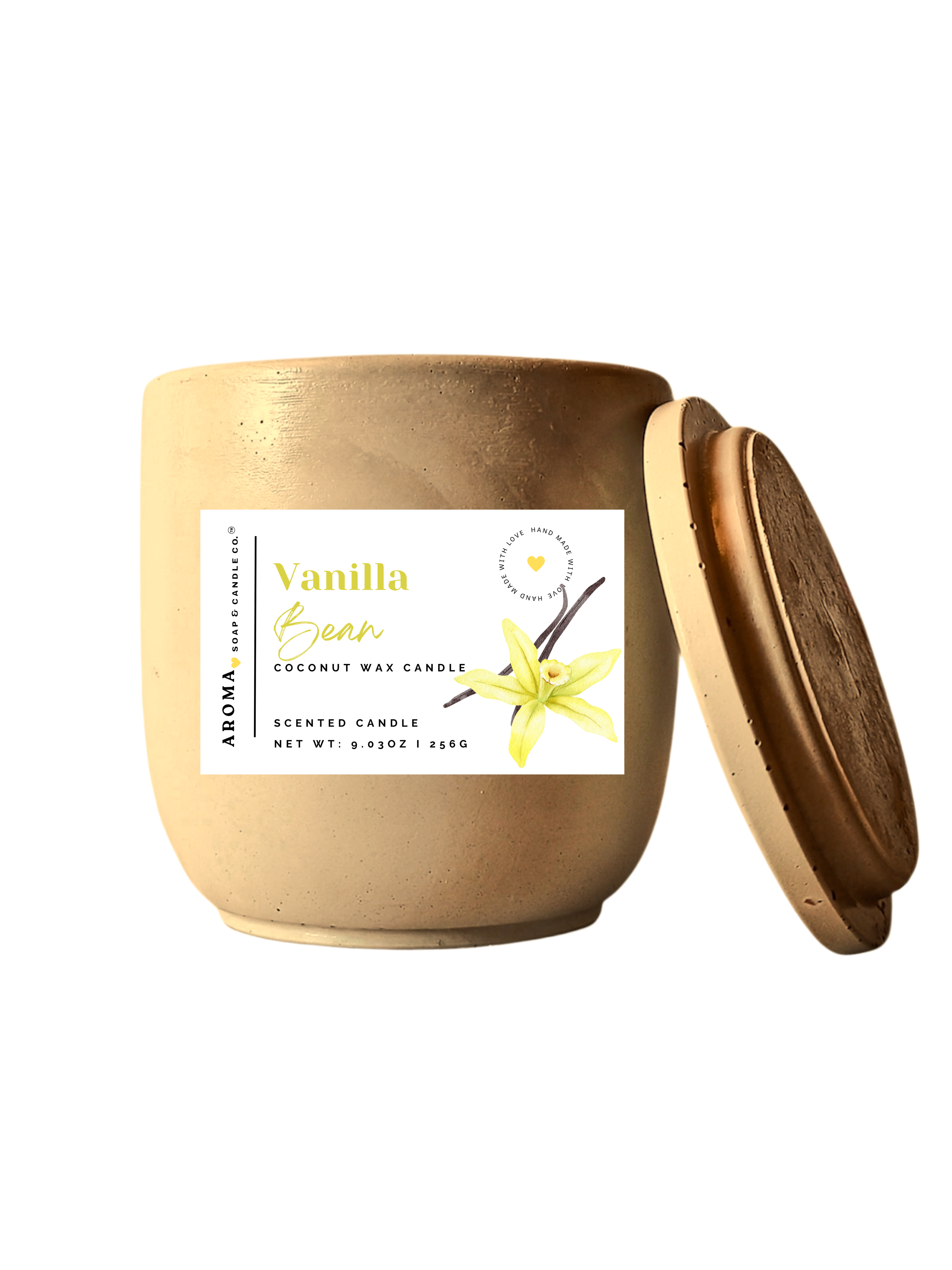 Vanilla Bean - Signature Concrete Jar Candle