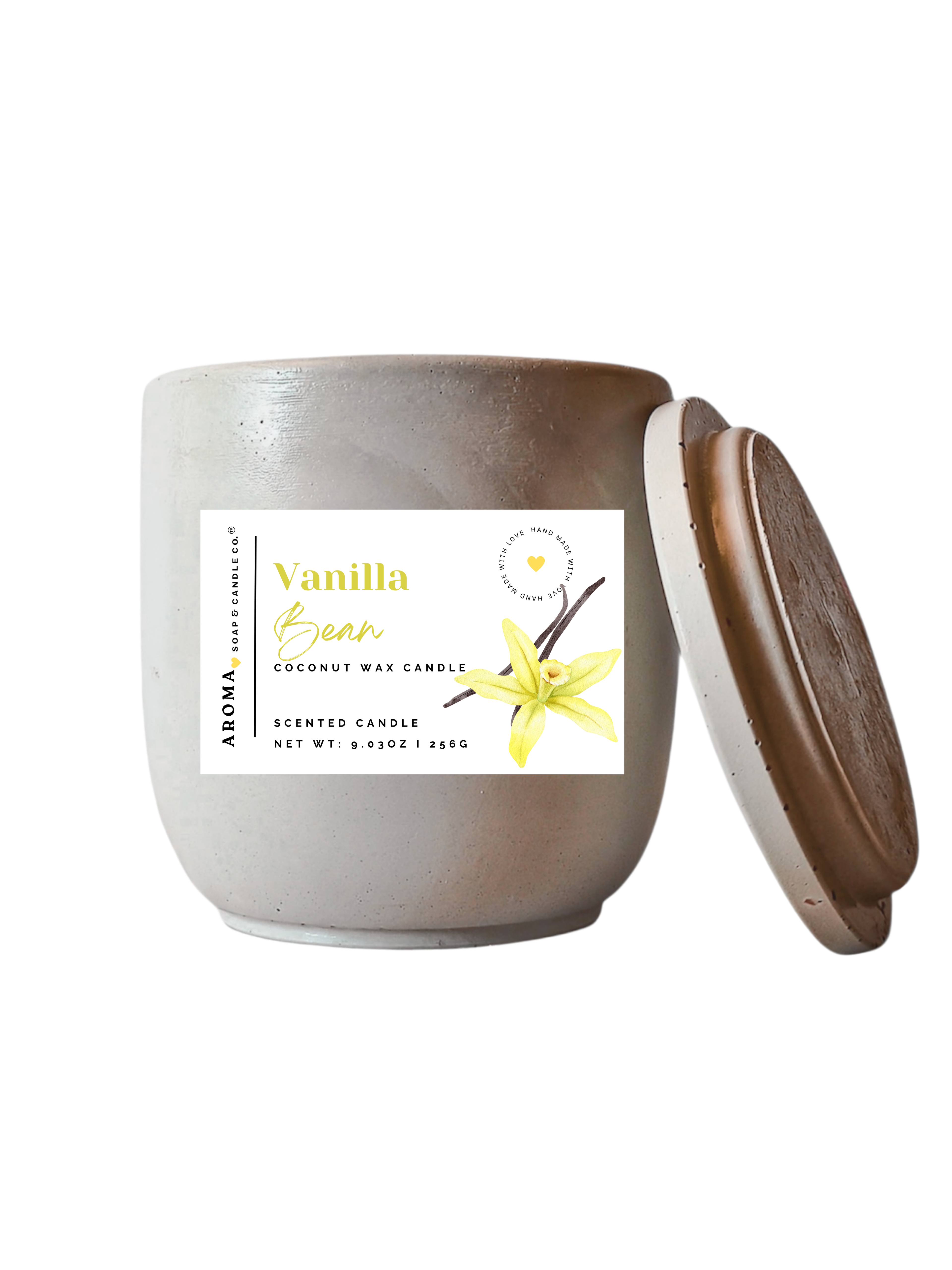 Vanilla Bean - Signature Concrete Jar Candle