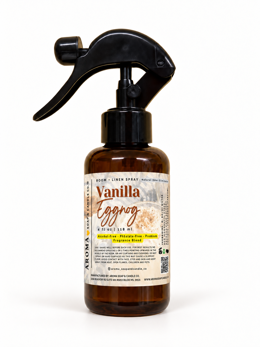 Vanilla Eggnog™ Room + Linen Spray - Fall Collection