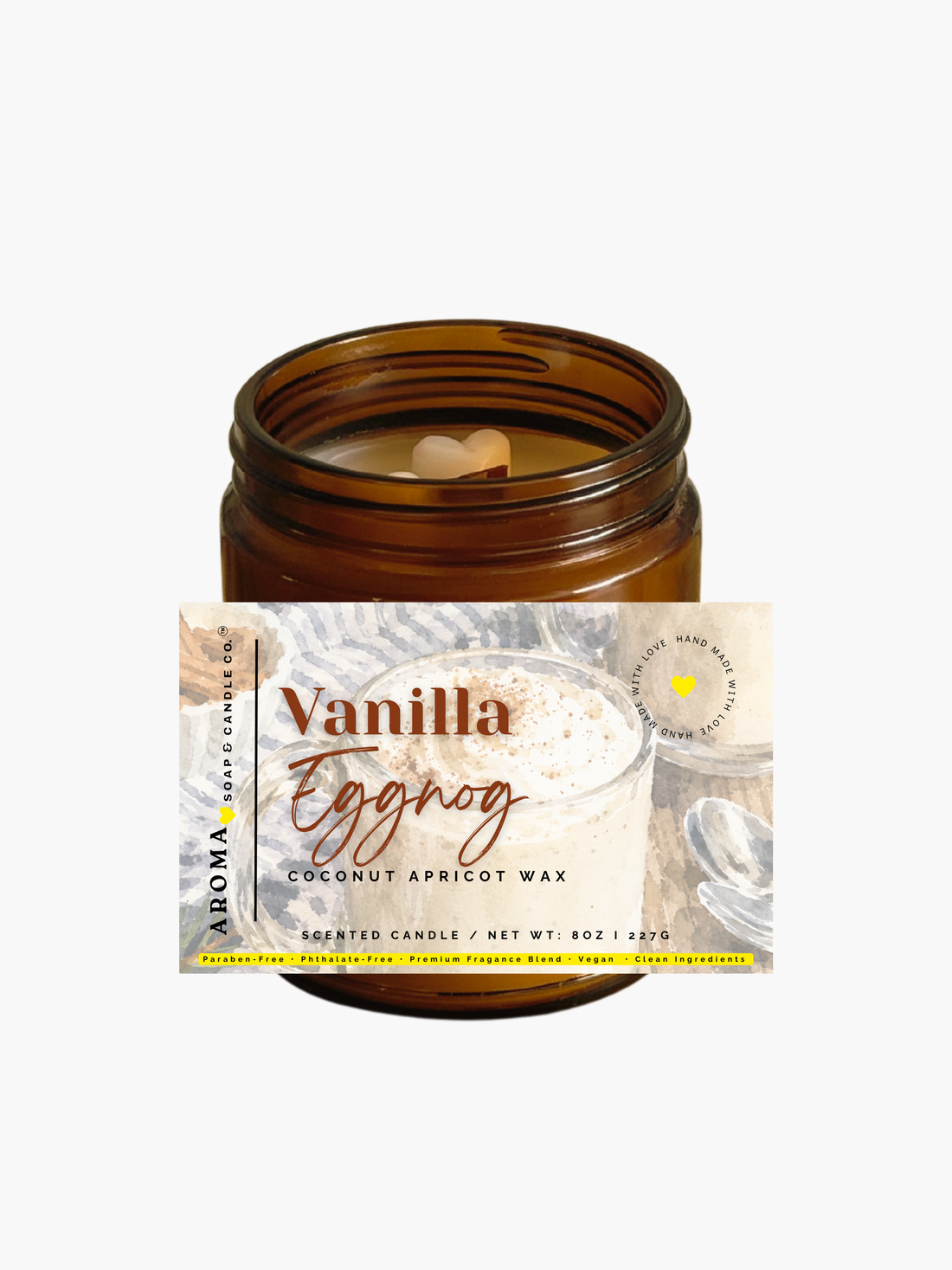 Vanilla Eggnog Candle - Fall Collection