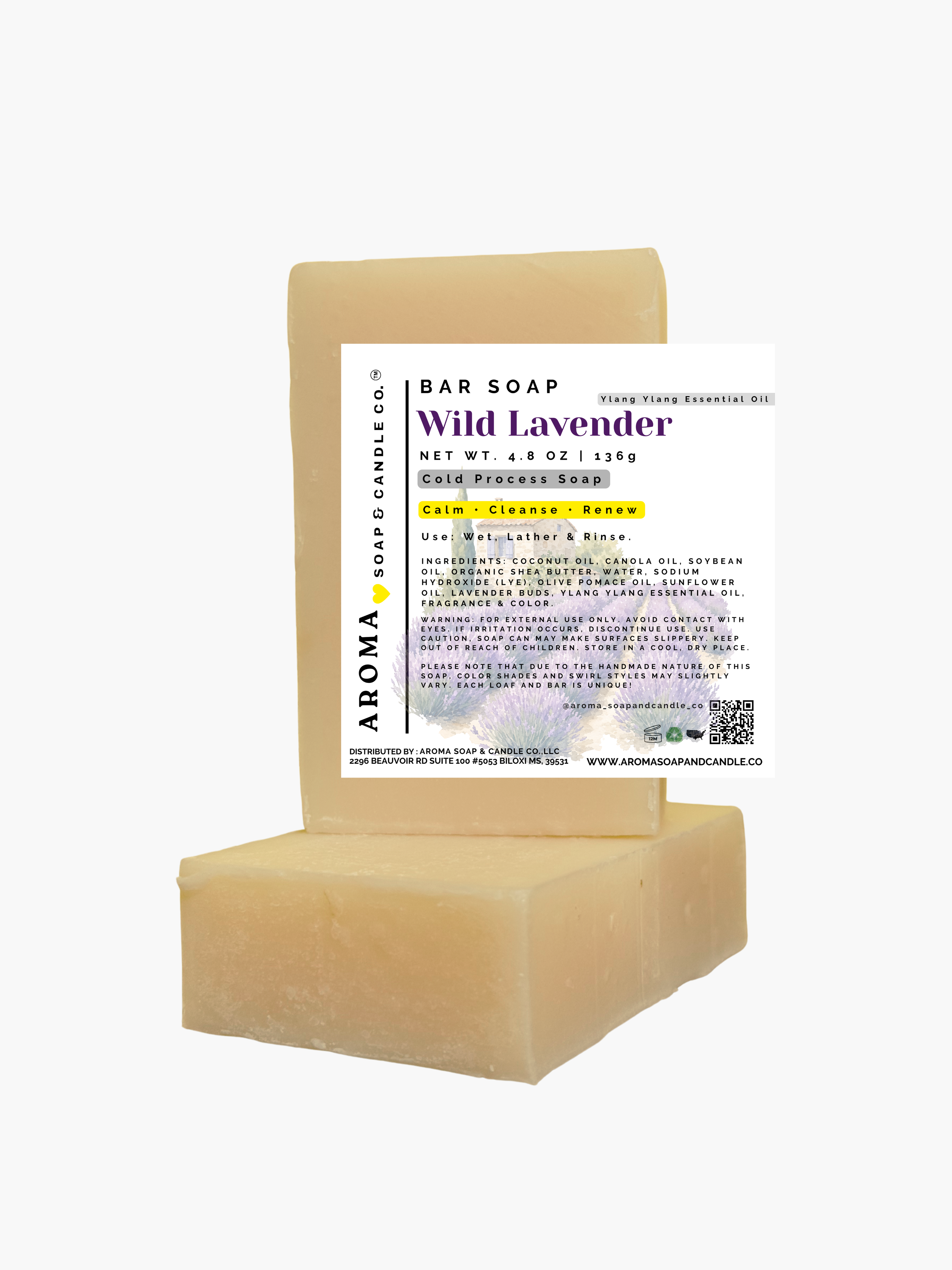 Wild Lavender Cold Process Soap