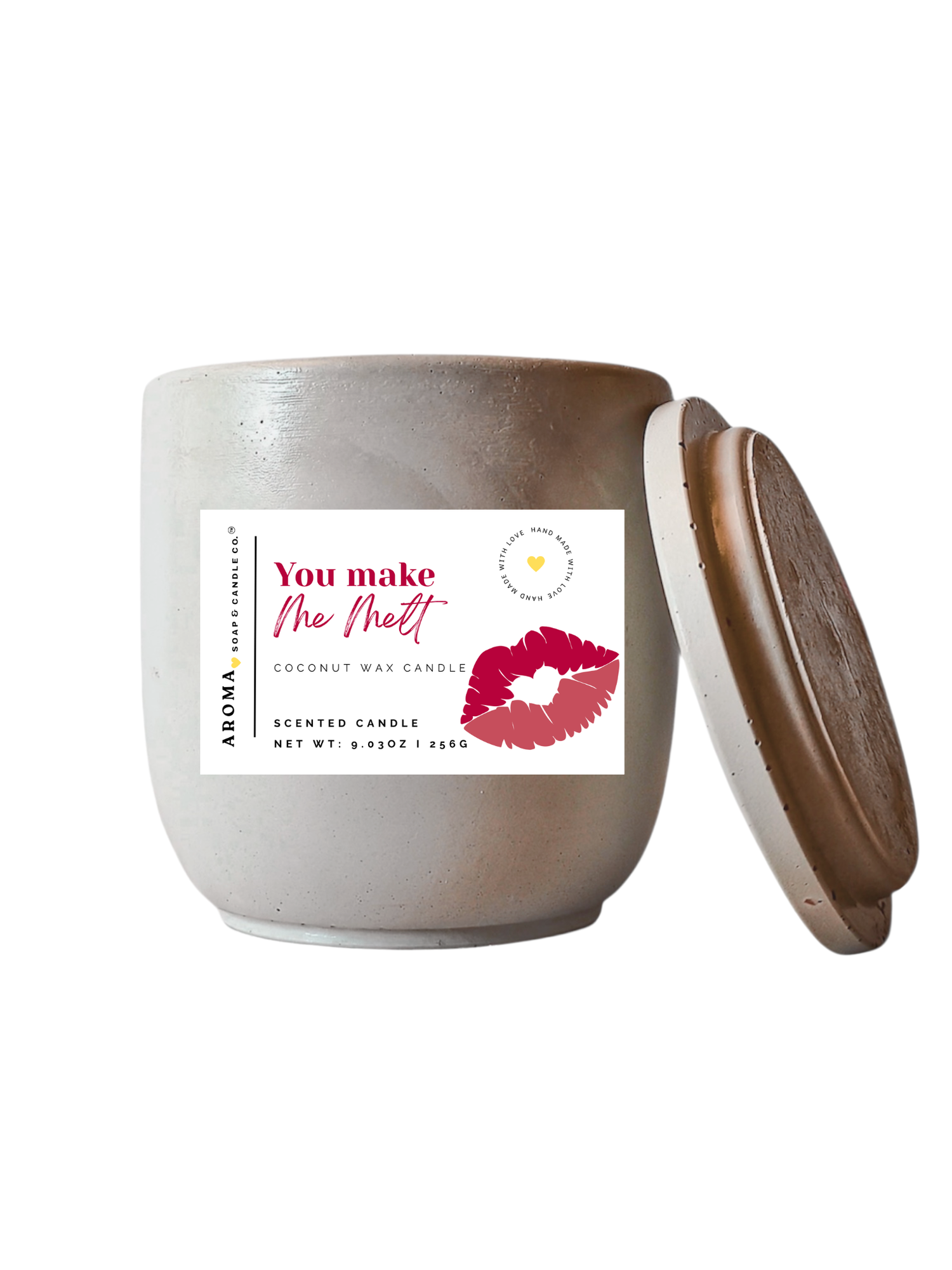 You Make Me Melt - Signature Concrete Jar Candle