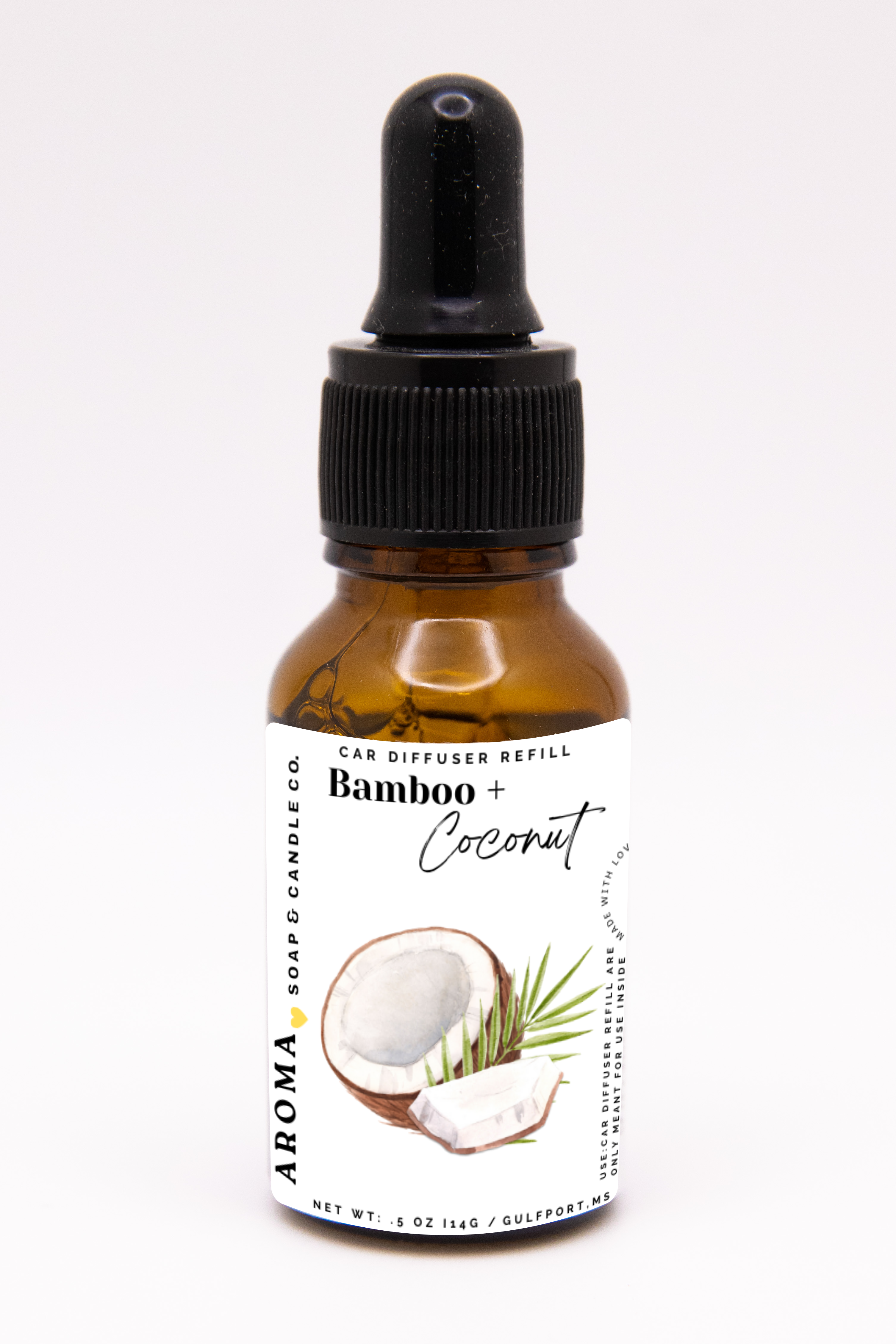 Bamboo + Coconut Car Diffuser Refill