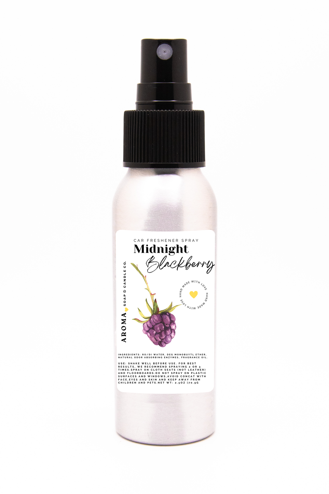 Midnight Blackberry Car Freshener Spray