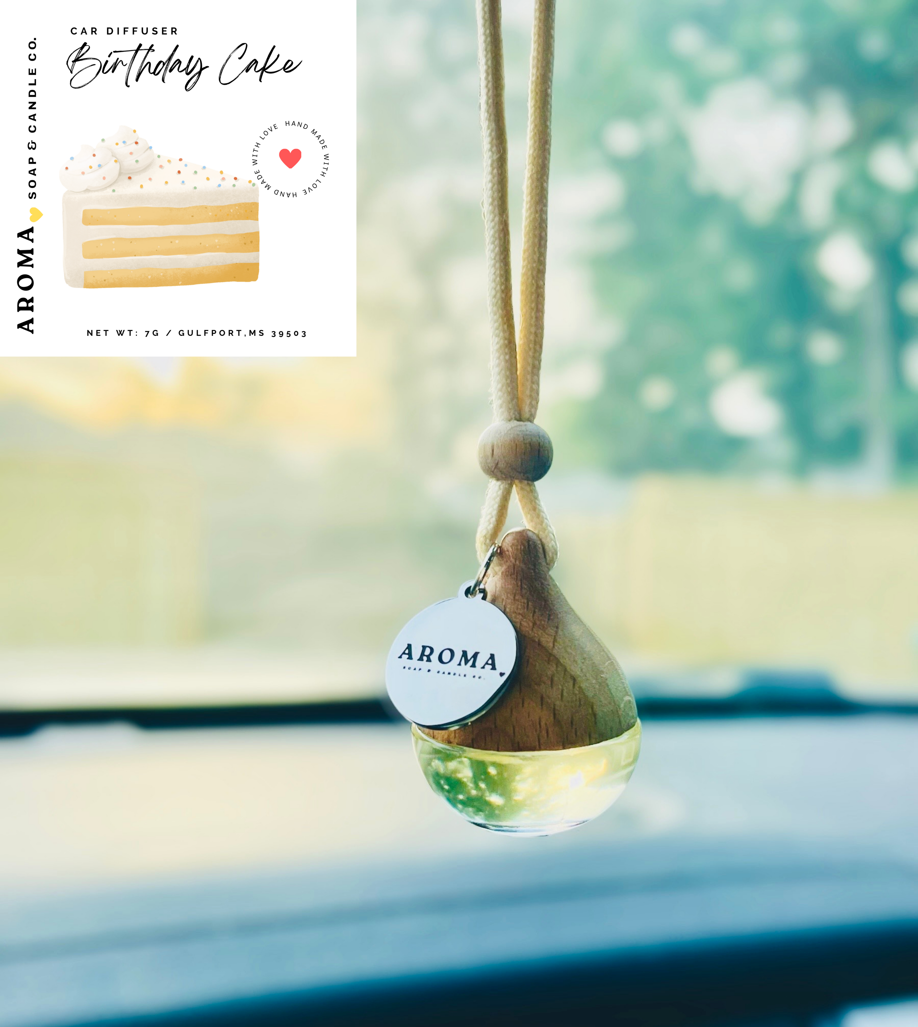 Birthday Cake Car Diffuser