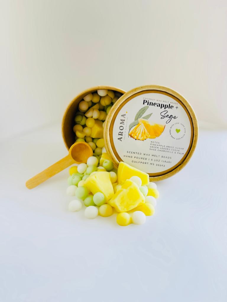 Pineapple + Sage Wax Melts Beads