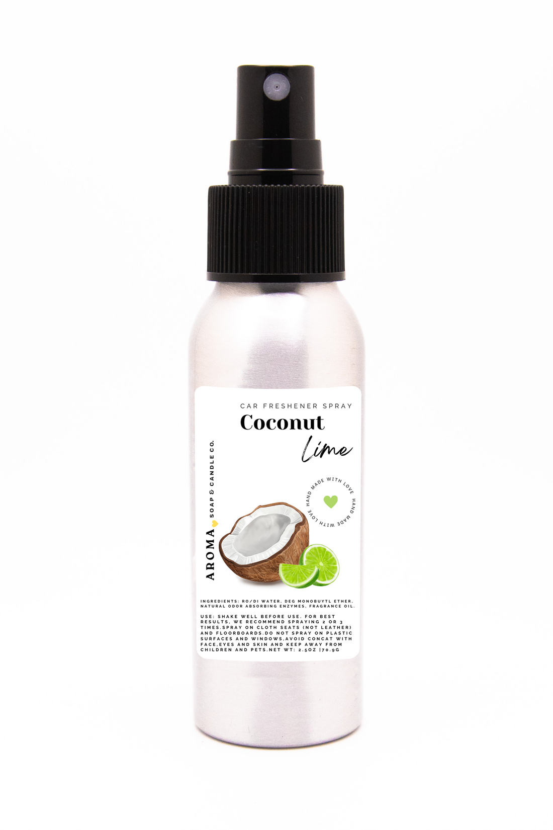 Coconut Lime Car Freshener Spray