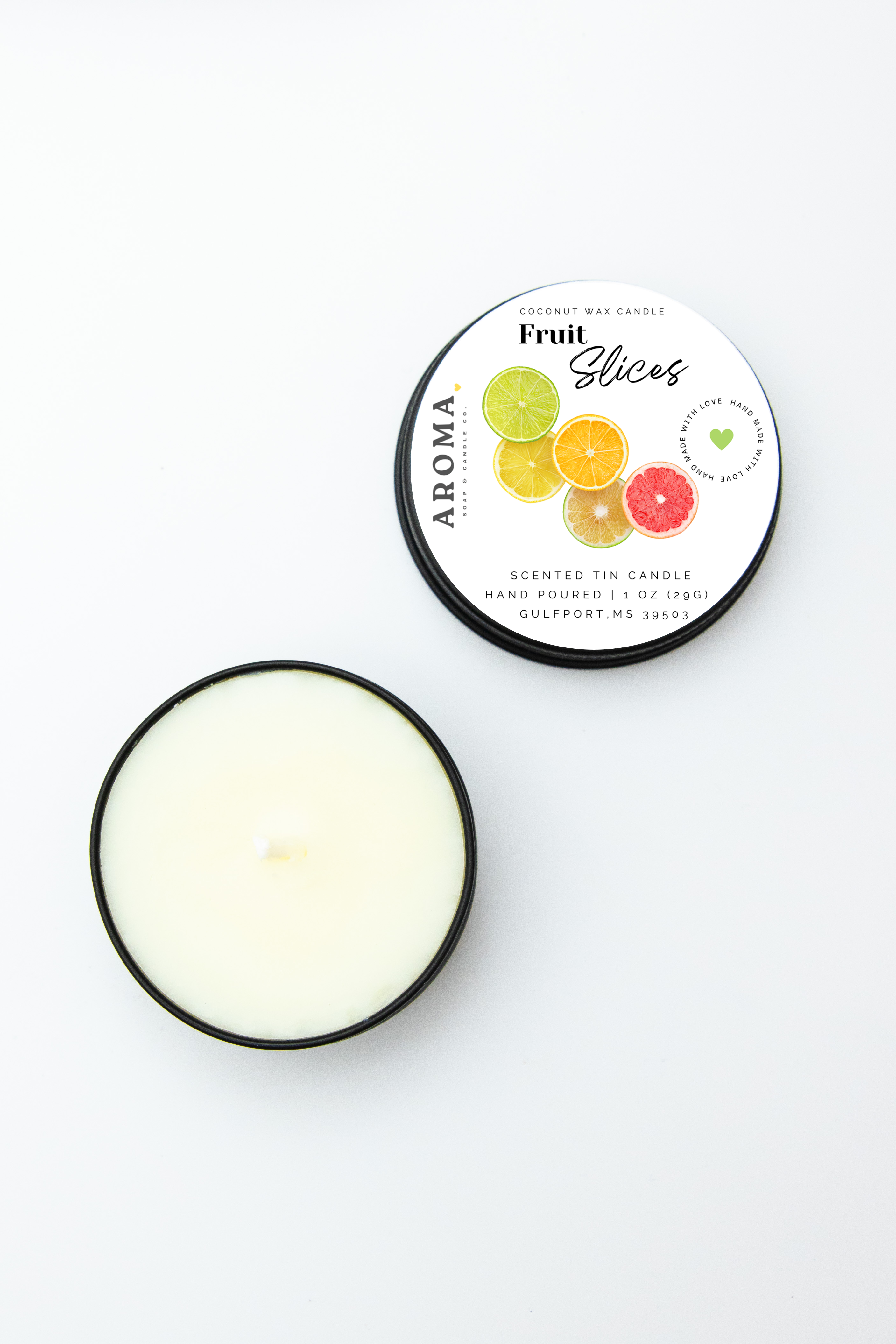 Fruit Slices Sample Candle