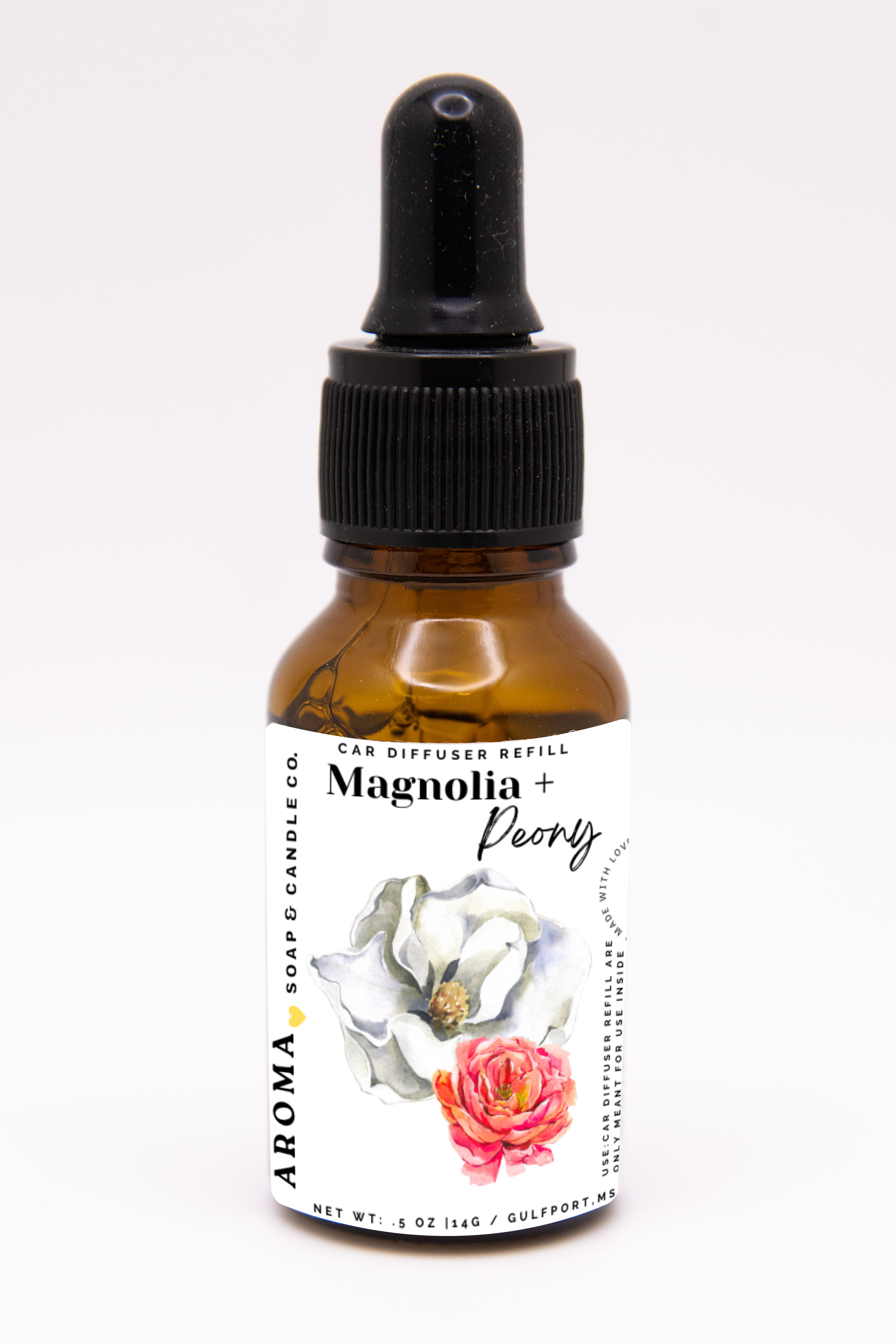 Magnolia + Peony Car Diffuser Refill