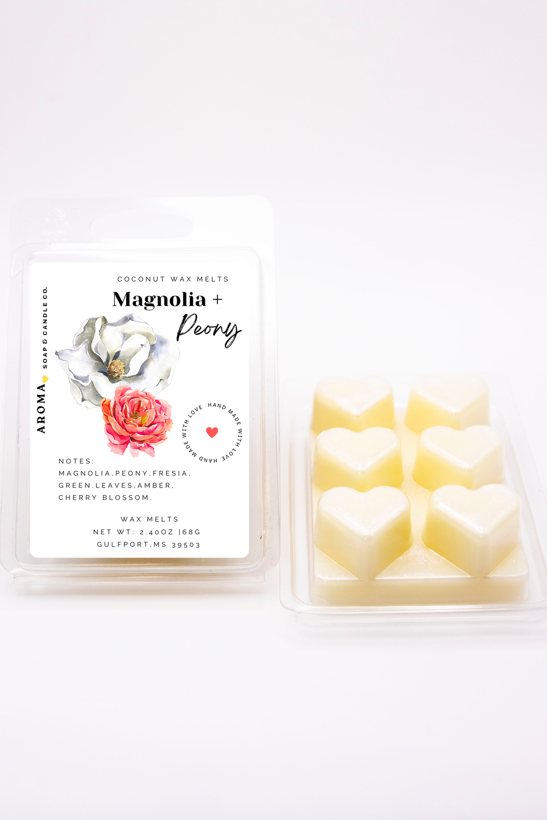 Magnolia + Peony Wax Melt