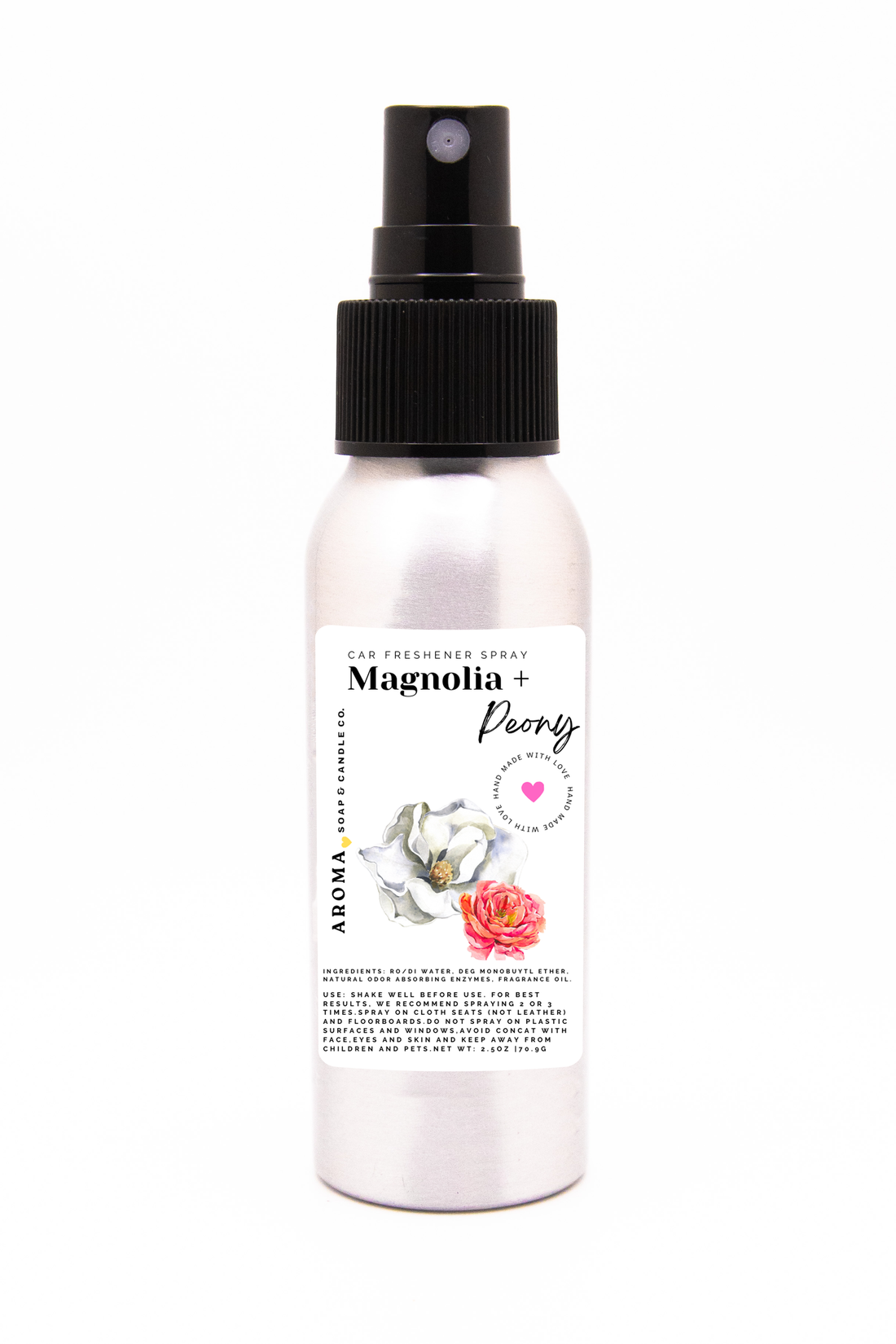 Magnolia + Peony Car Freshener Spray