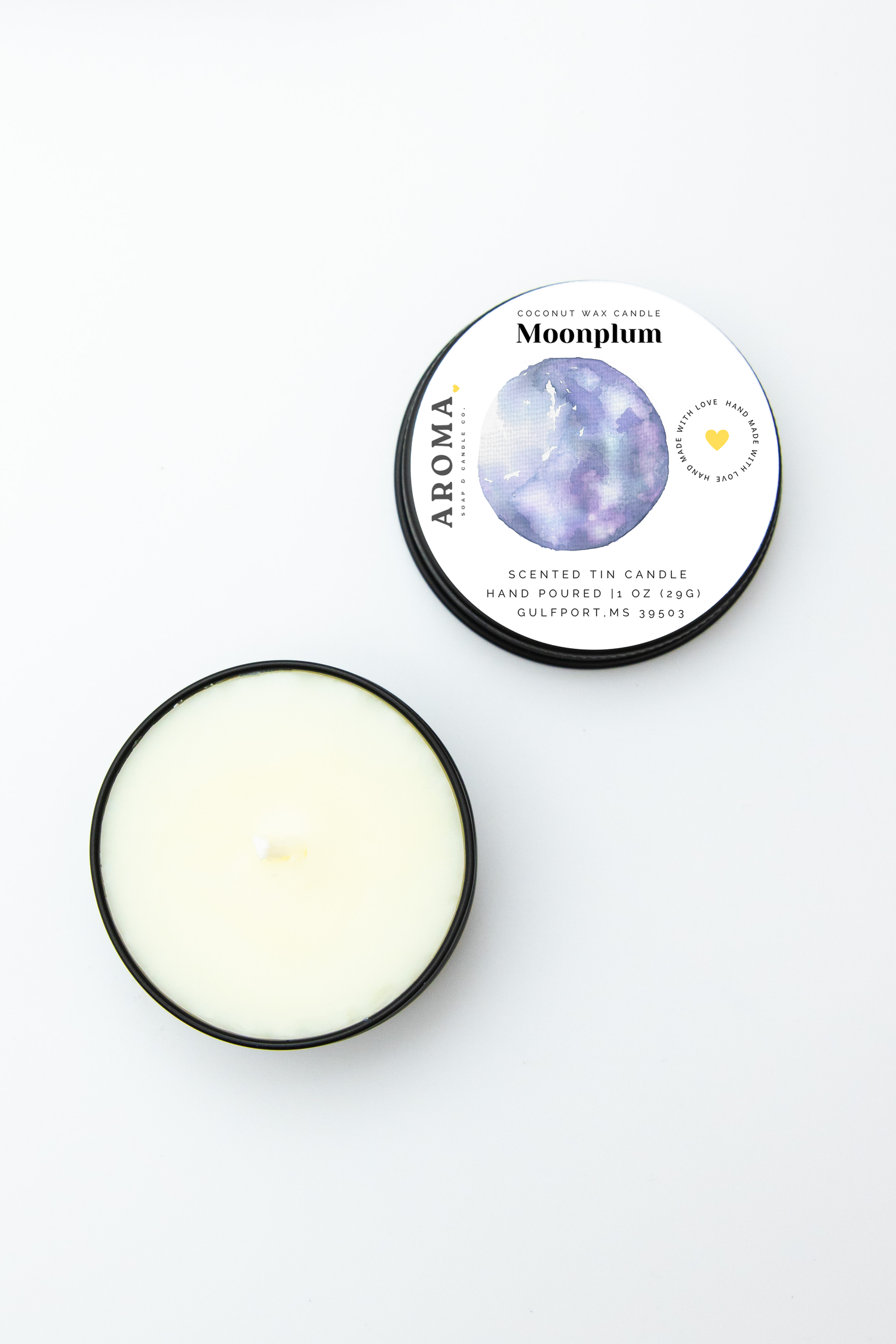 Moonplum Sample Candle