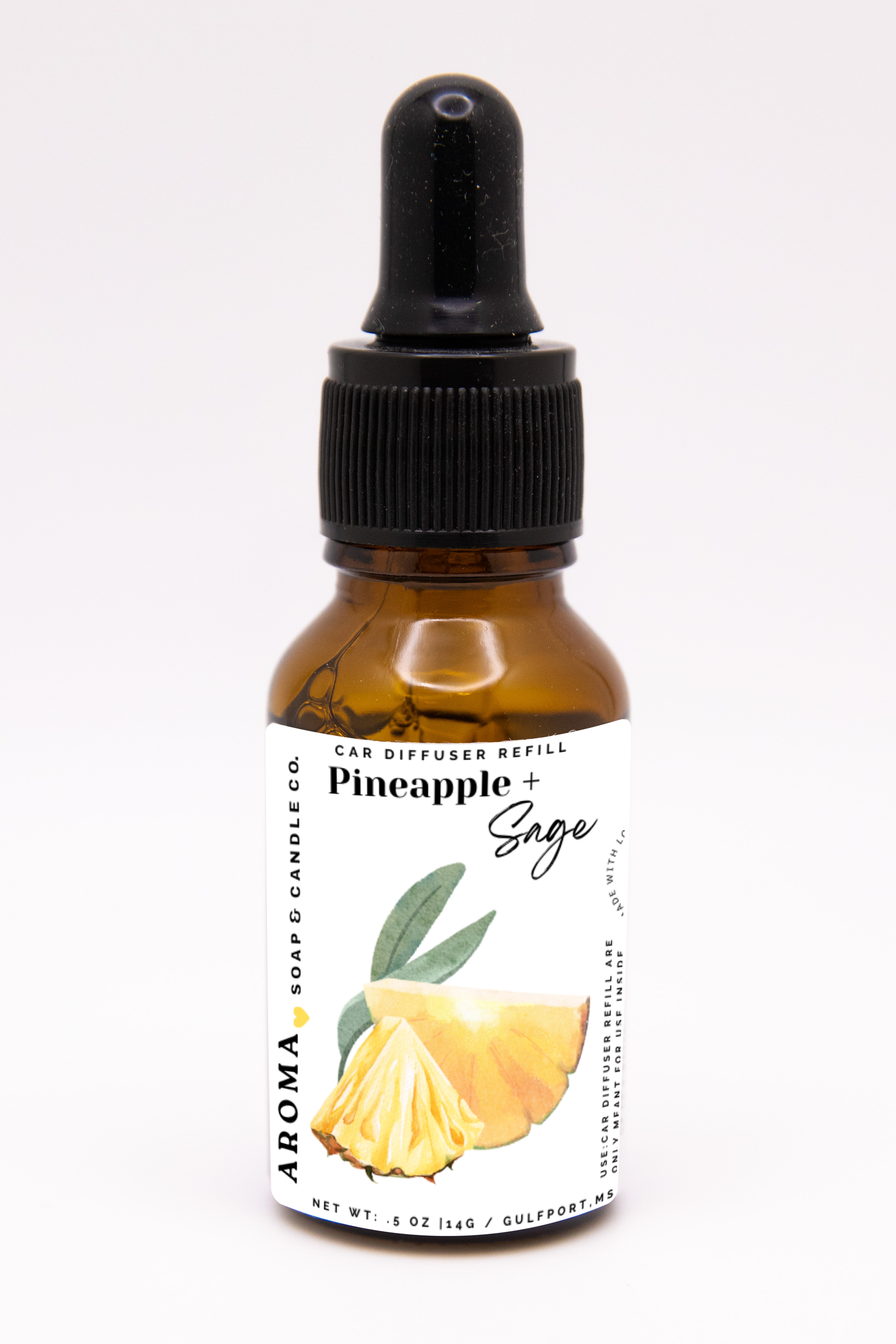 Pineapple + Sage Car Diffuser Refill