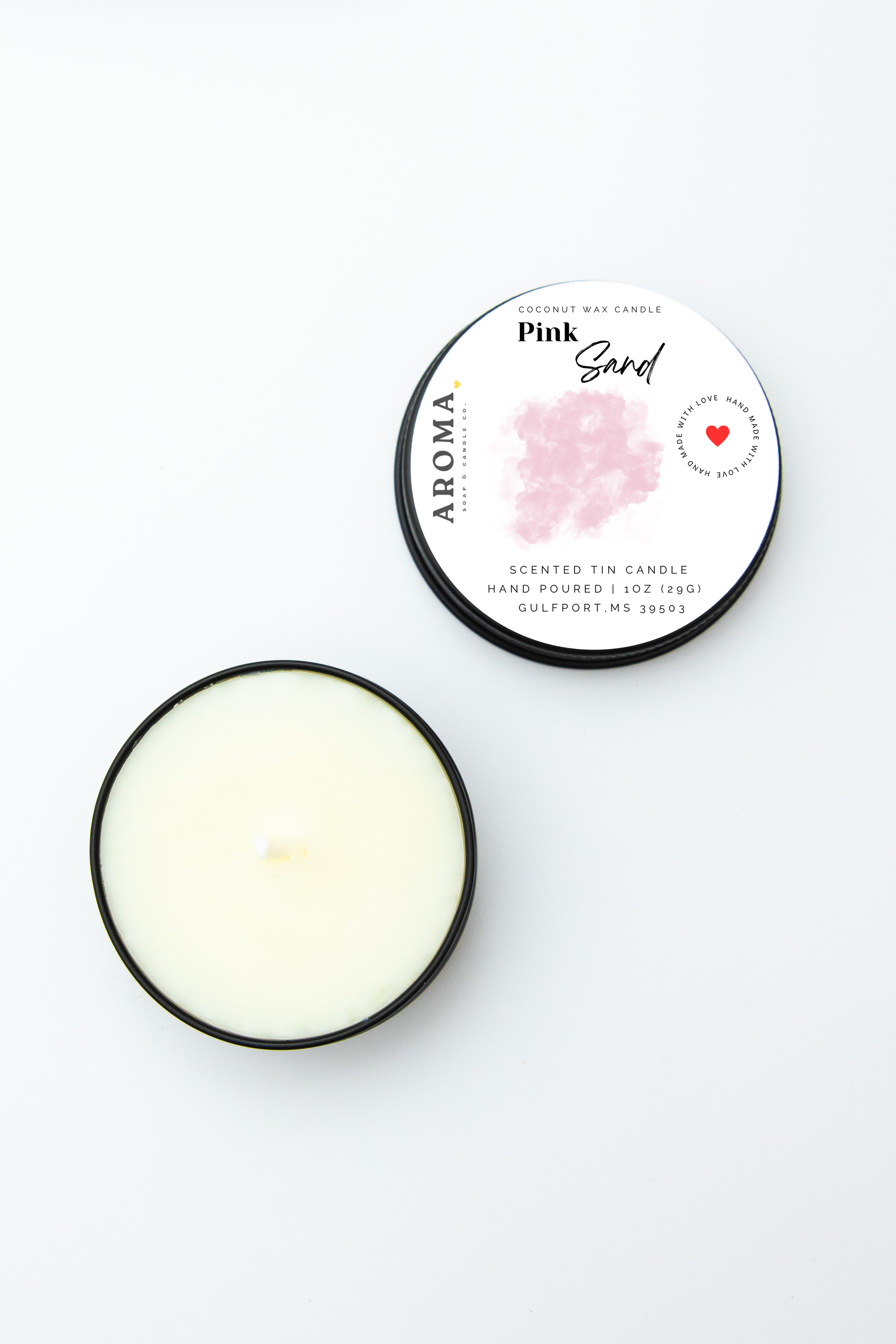 Pink Sand Trial Size Candle - 1 oz