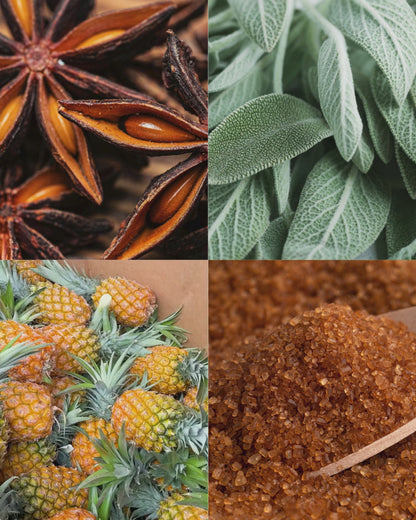 Pineapple Sage™ - Signature Concrete Candle Wax Refill