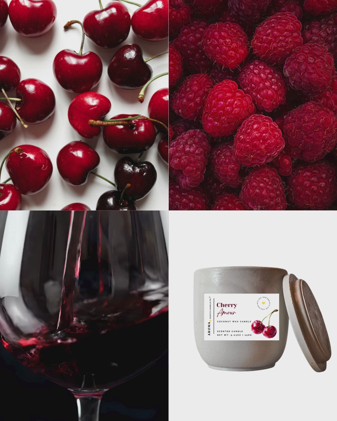 Cherry Amour - Signature Concrete Jar Candle