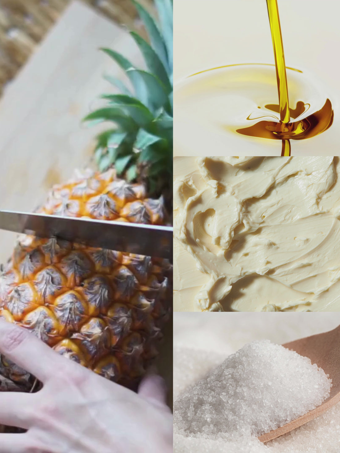 Pineapple Sugar Scrub Cubes