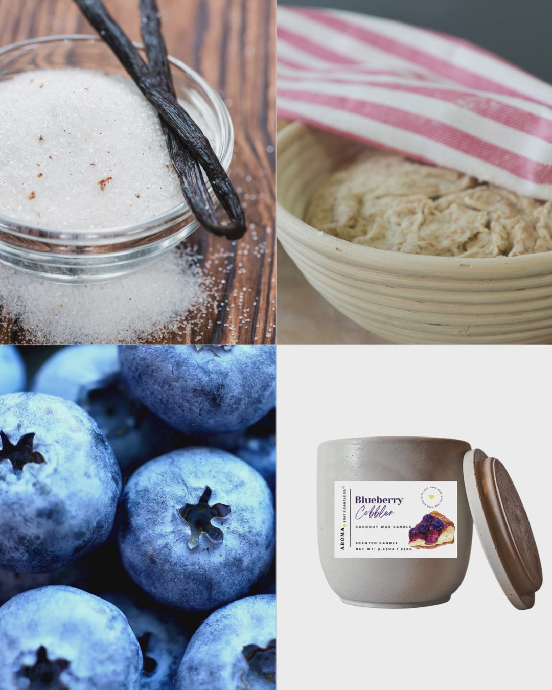 Blueberry Cobbler - Signature Concrete Jar Candle