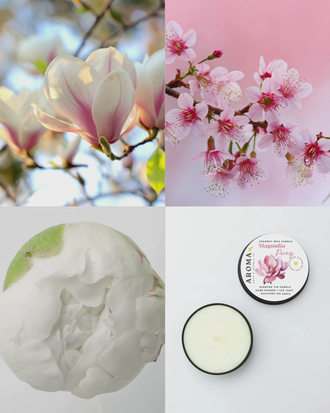 Magnolia Peony Trial Size Candle – 1 oz