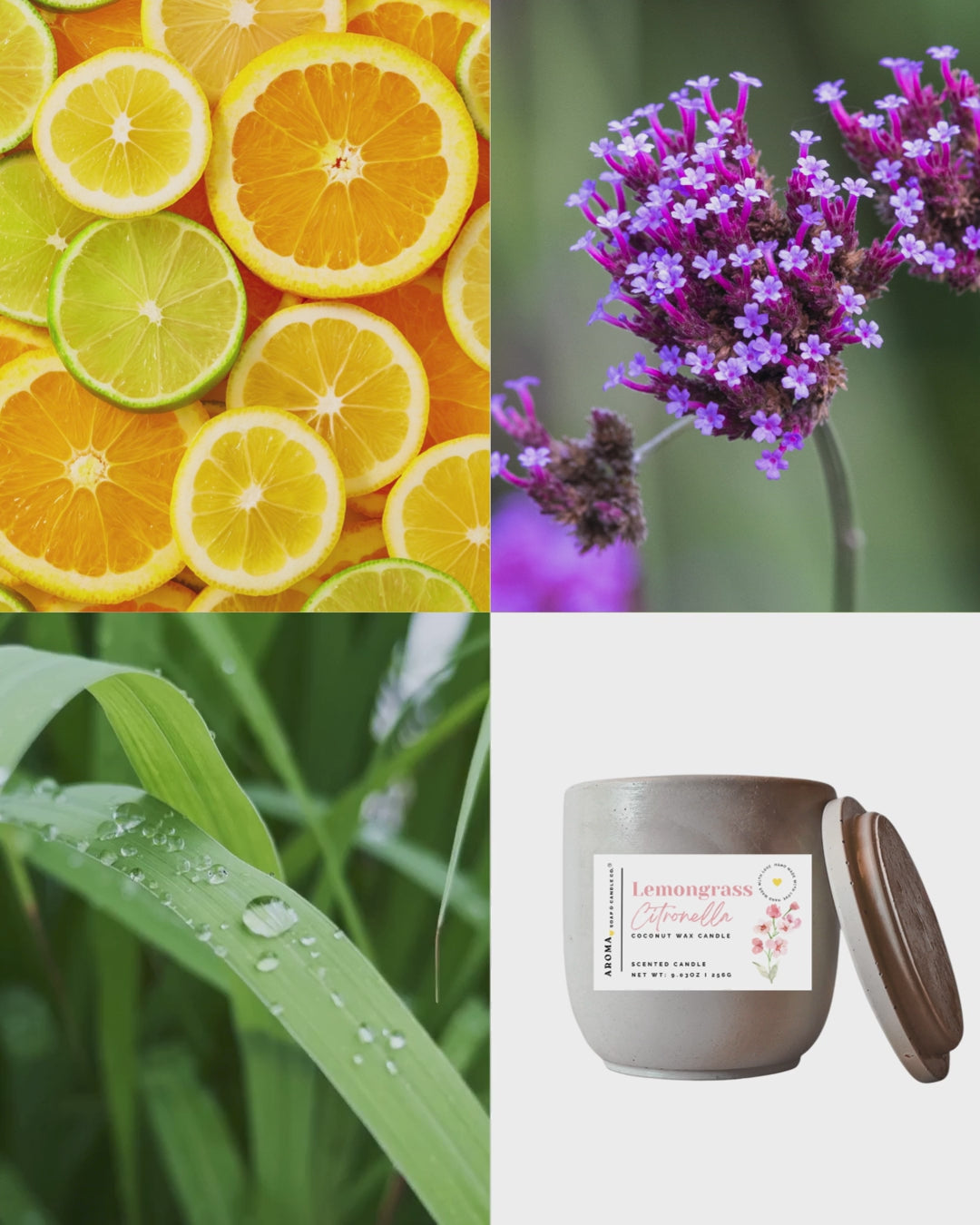 Lemongrass Verbena - Signature Concrete Jar Candle