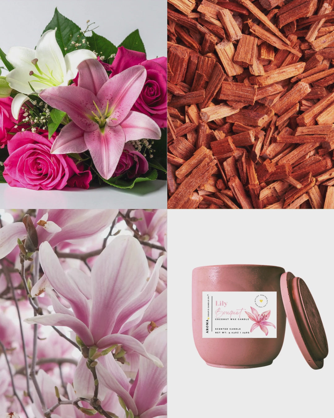 Lily Bouquet - Signature Concrete Jar Candle