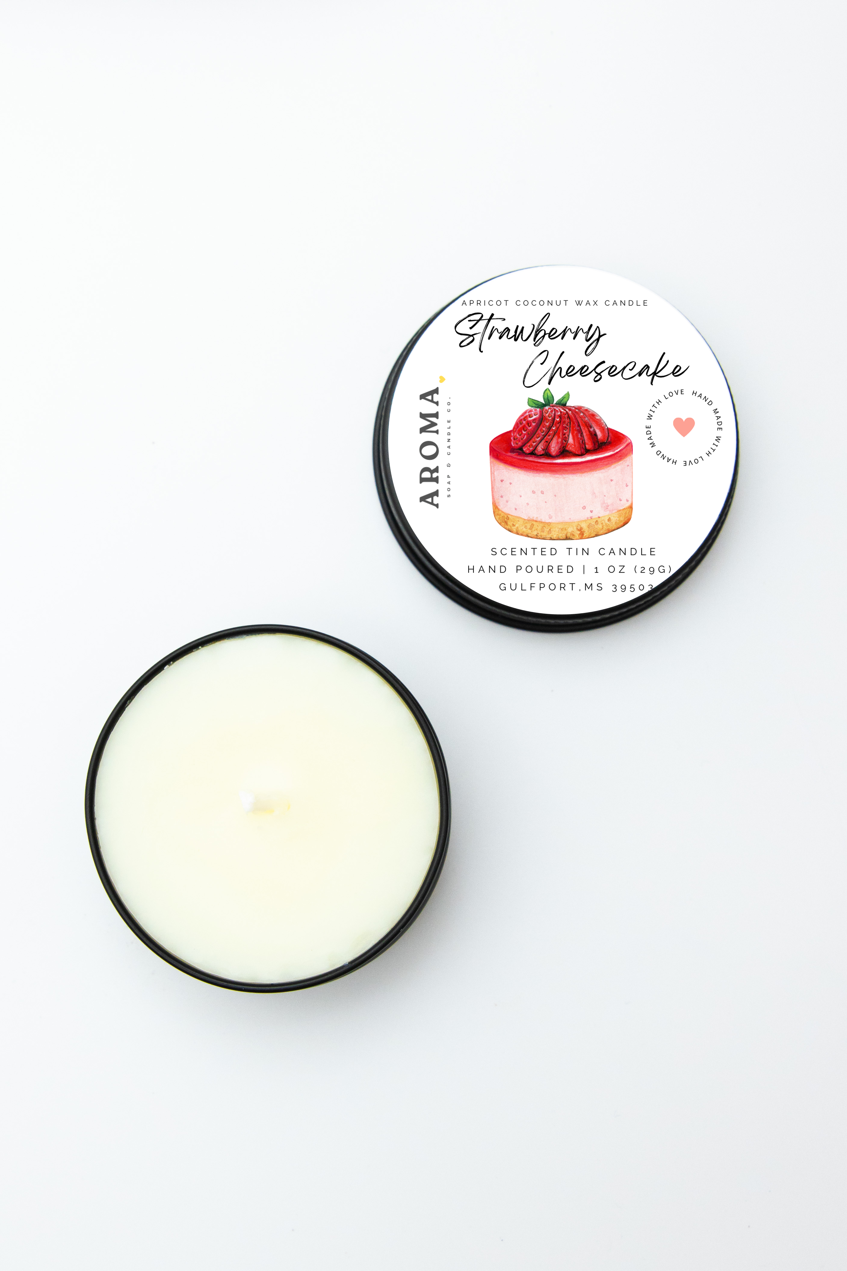 Strawberry Cheesecake Sample Candle