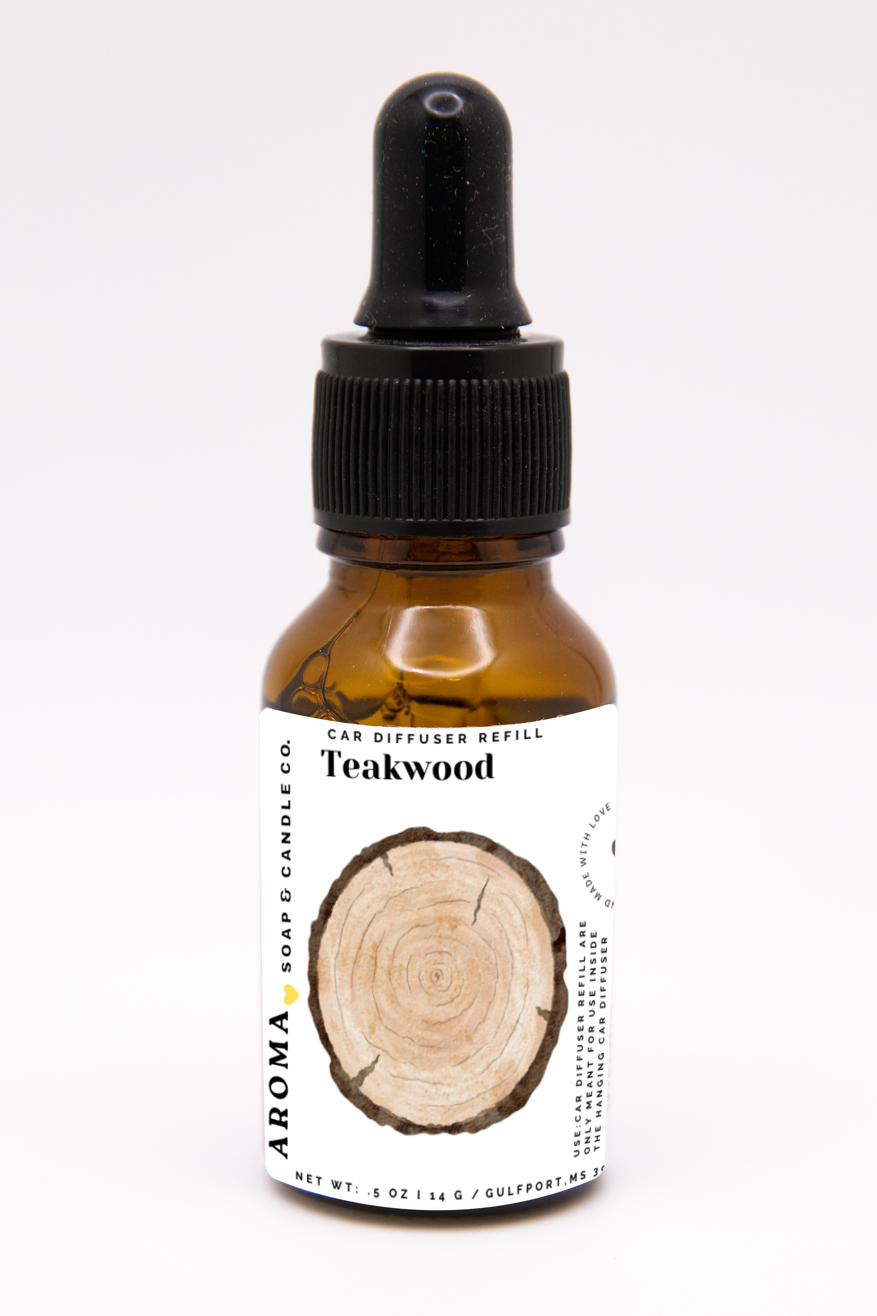 Teakwood Car Diffuser Refill