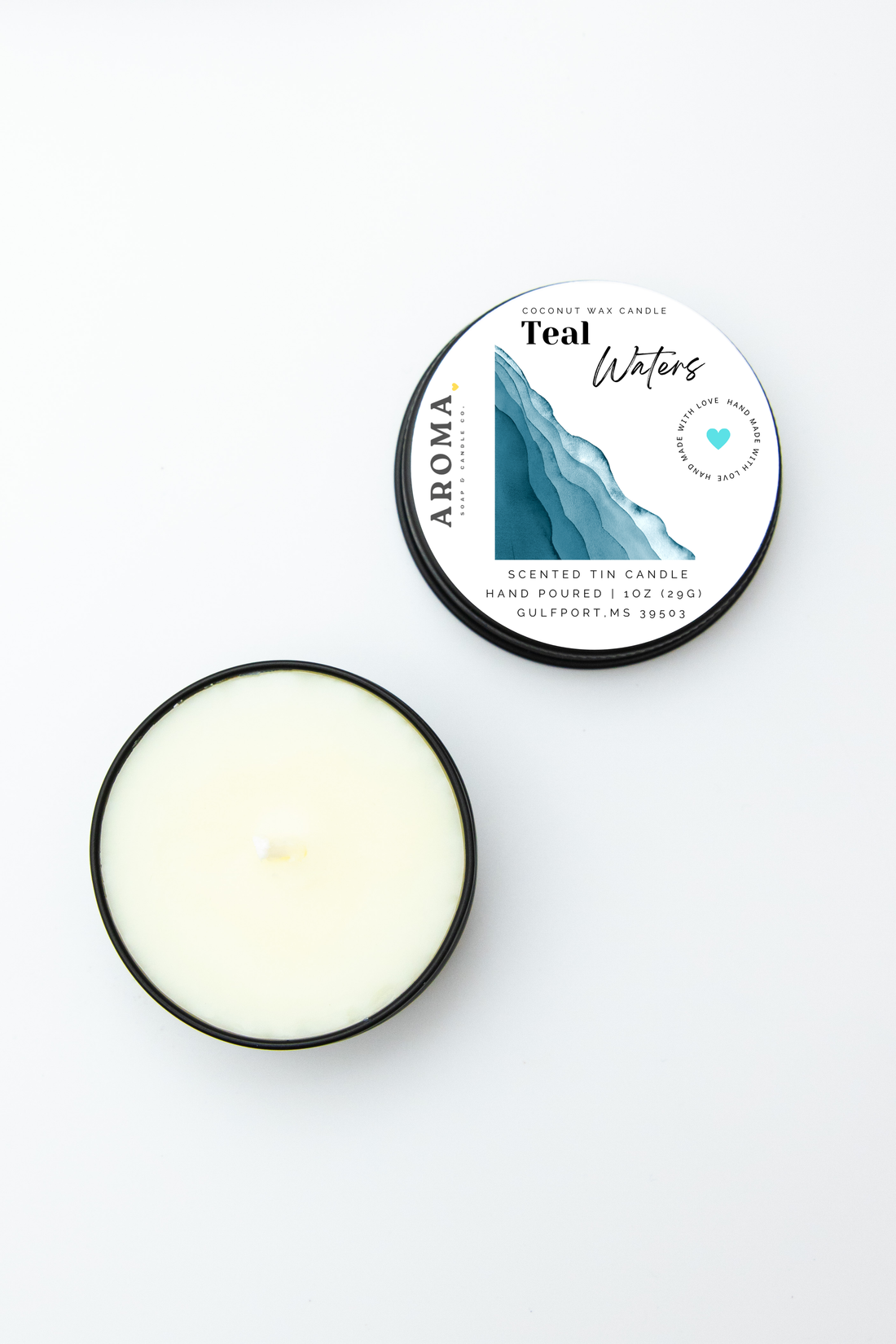 Teal Waters Sample Candle